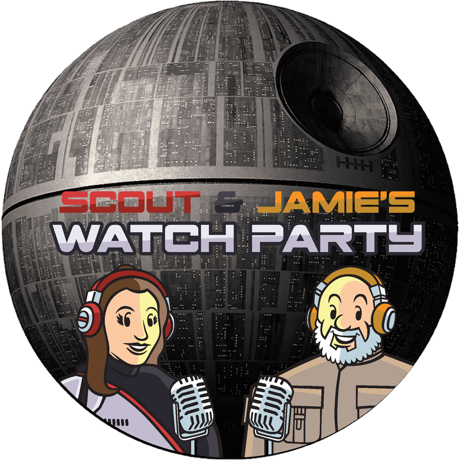 Scout & Jamie's Watch Party logo